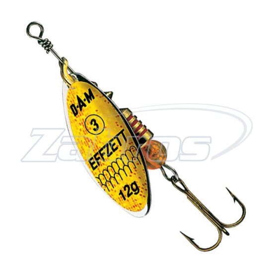 Фото Dam Effzett Predator Spinner, 5126003, #0, 3 г, Yellow/Glitter