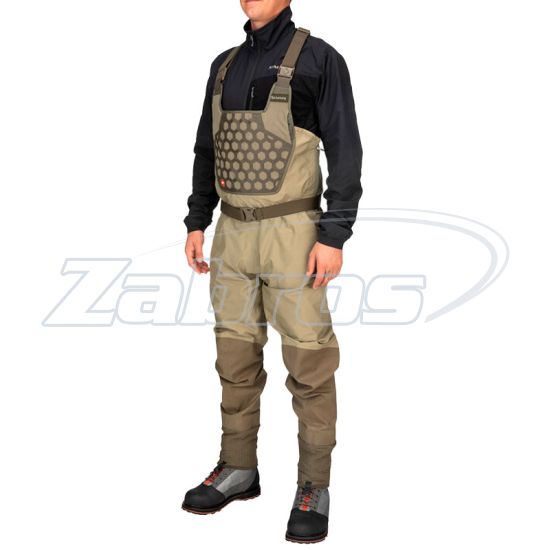Цена Simms Flyweight Waders - Stockingfoot, 12932-781-4009, L 9-11, Dark Stone