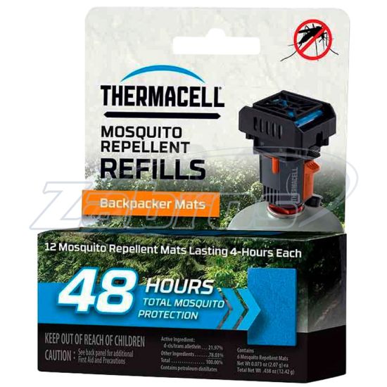Фото Thermacell M-48, Backpacker Mat-Only Refills, 48 часов