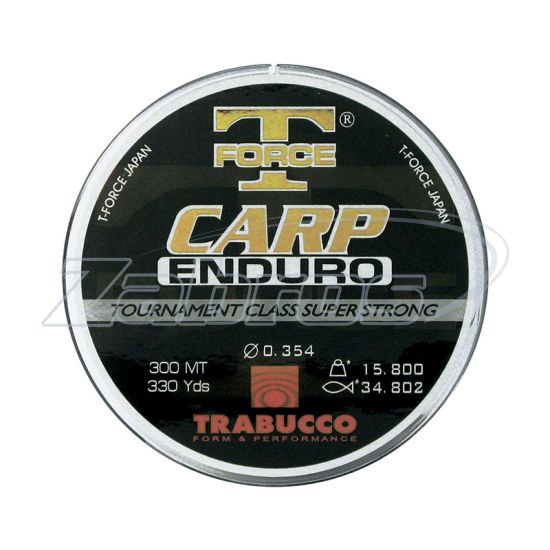 Фото Trabucco T-Force Carp Enduro, 053-11-320, 0,33 мм, 13,85 кг, 300 м, Dark Green