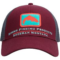 Кепка Simms Single Haul Small Fit Trucker, 14107-624-00, Mulberry, купить, цены в Киеве и Украине, интернет-магазин | Zabros