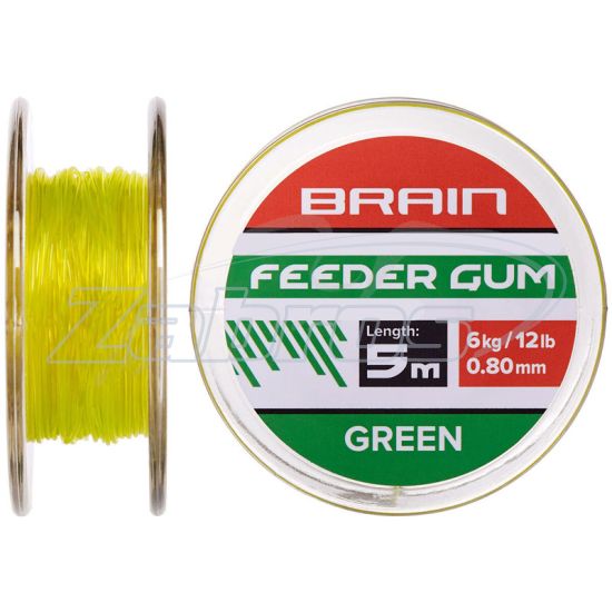 Фото Brain Feeder Gum, 0,6 мм, 4 кг, 5 м, Green