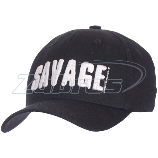Фото Savage Gear Simply Savage Cap 3D Logo, 57051, Black