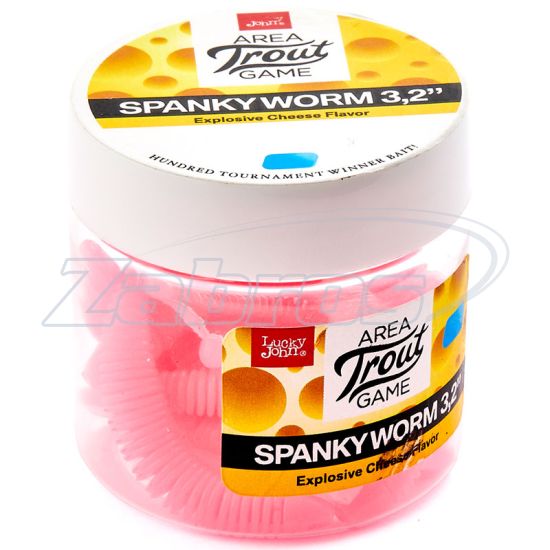 Фотографія Lucky John Spanky Worm, 3,20", 8,15 см, 10 шт, 140161-036