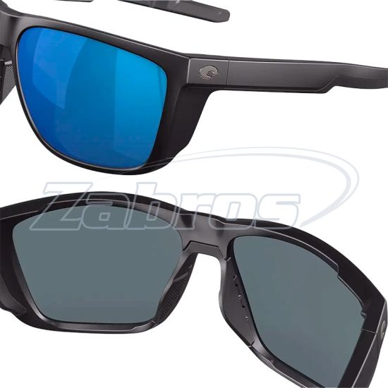 Купить Costa Del Mar Ferg XL, 97963874250, Matte Black Blue Mirror, Polycarbonate