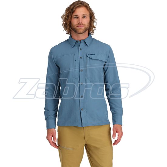 Фотография Simms Guide Fishing Shirt, 13645-1043-40, L, Neptune