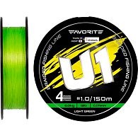 Шнур Favorite U1 PE 4x, #0,5, 0,12 мм, 3 кг, 150 м, Light Green, купити, ціни в Києві та Україні, інтернет-магазин | Zabros