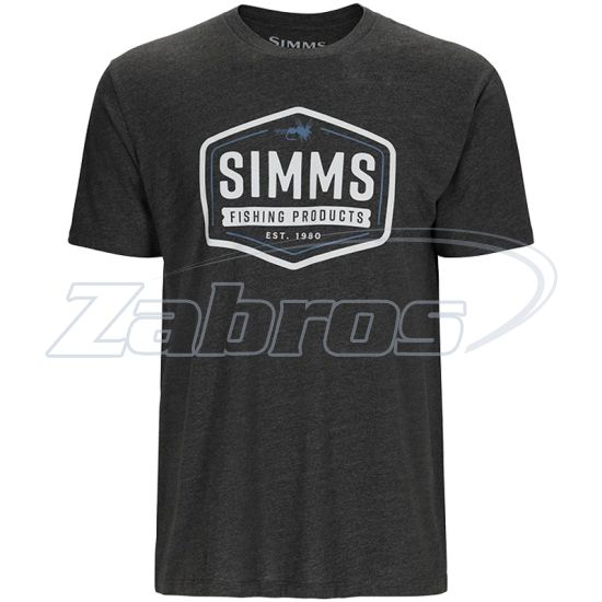 Фото Simms Fly Patch T-Shirt, 14095-086-30, M, Charcoal Heather