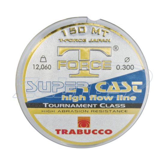 Фото Trabucco T-Force Super Cast, 052-40-180, 0,19 мм, 4,57 кг, 150 м, Amber Brown
