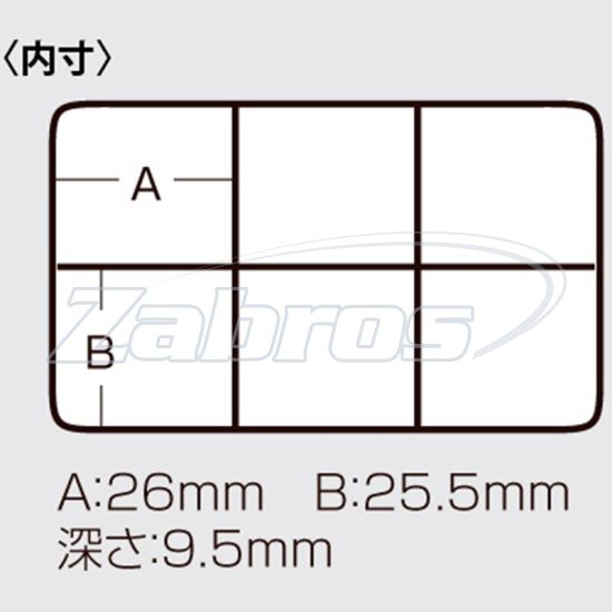 Фотография Meiho WG-6, 136785, 11,5x7,3x1,8 см