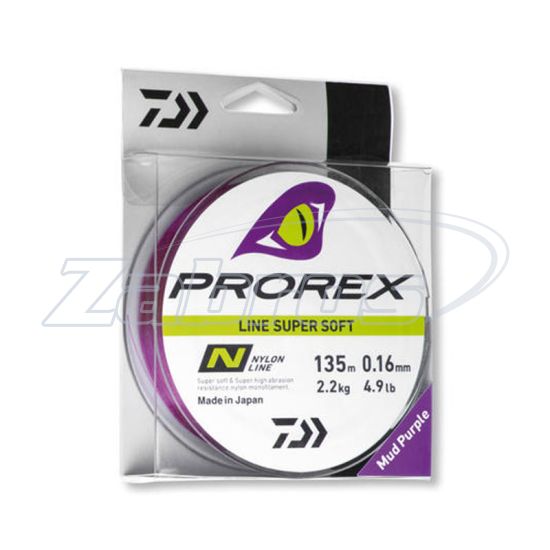 Фото Daiwa Prorex Line Super Soft, 12820-020, 0,2 мм, 3,3 кг, 135 м, Mud Purple