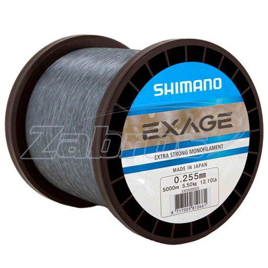 Фото Shimano Exage, EXG100018, 0,18 мм, 2,9 кг, 1000 м, Steel Grey