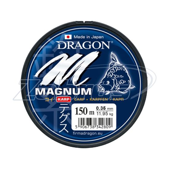Фото Dragon Magnum Carp, 33-11-335, 0,35 мм, 11,95 кг, 150 м, Dark Green