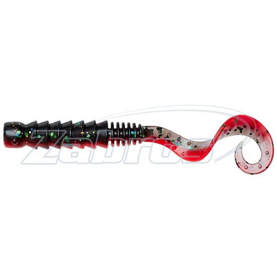 Фото Savage Gear Rib Worm, 4,15", 10,5 см, 5 г, 8 шт, Red n Black