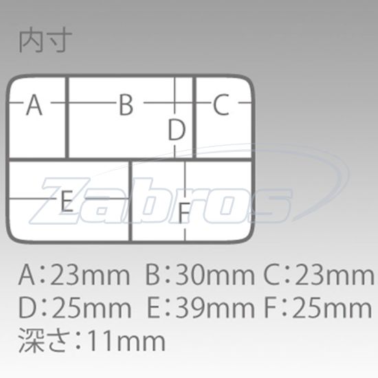 Малюнок Meiho FB-10 Akiokun, 9,7x6,5x3 см, Green