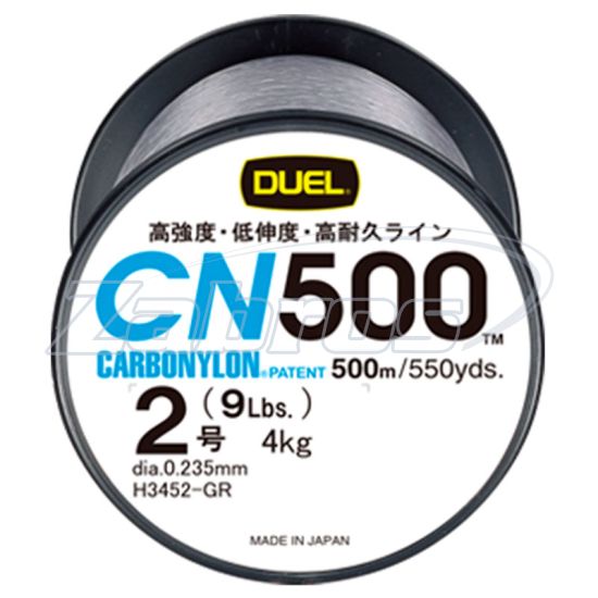 Фото Леска Duel CN500 Carbonylon, 0,235мм, 4 кг, 500 м, Yellow