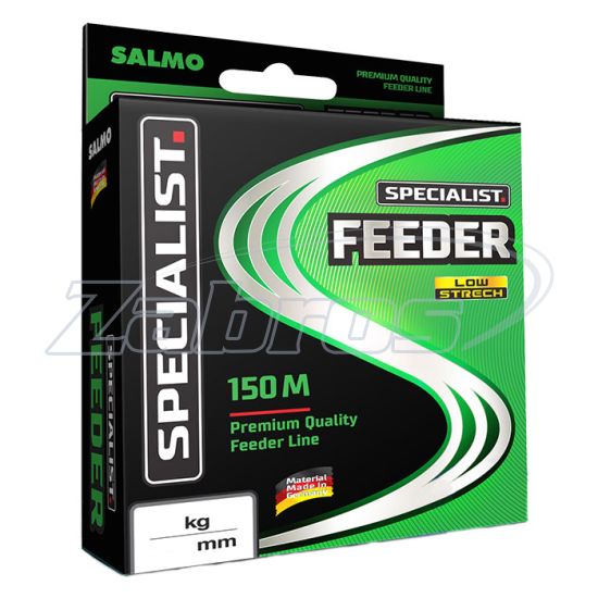 Малюнок Salmo Specialist Feeder, 4604-022, 0,22 мм, 4,65 кг, 150 м, Black/Red