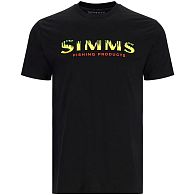 Футболка Simms Logo T-Shirt, 12803-1035-40, L, Black Neon, купить, цены в Киеве и Украине, интернет-магазин | Zabros