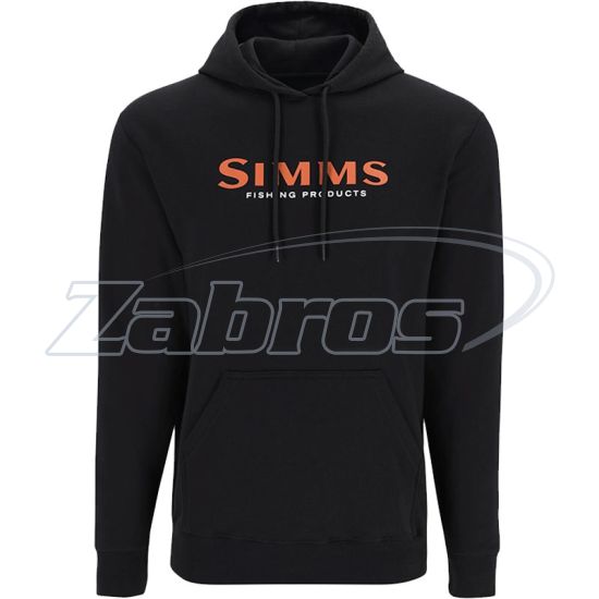 Фото Simms Unisex Logo Hoody, 14143, M, Black