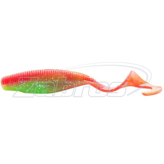 Фото Z-Man Streakz Curly Tailz, 4,00", 10 см, 5 шт, Nuked Chicken Glow