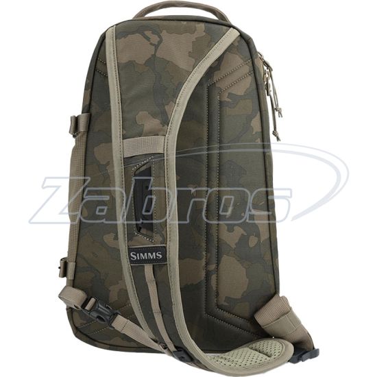 Фотография Simms Tributary Sling Pack, 14423-1082-00, 10 л, 38x22x12 см, Regiment Camo Olive Drab