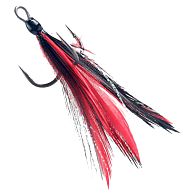 Гачок BKK Feathered Spear 21 SS Red/Black, 6, 3 шт для рибалки, купити, ціни в Києві та Україні, інтернет-магазин | Zabros