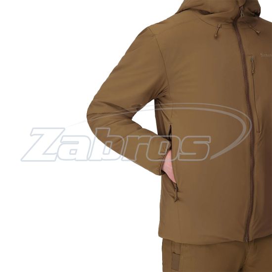 Купить Simms Midstream Wool Insulated Hooded Jacket, 14042, M, Jasper