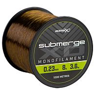 Леска Matrix Submerge XD Bulk Monofilament, 0,23 мм, 3,6 кг, 1000 м, Dark Khaki, купить, цены в Киеве и Украине, интернет-магазин | Zabros