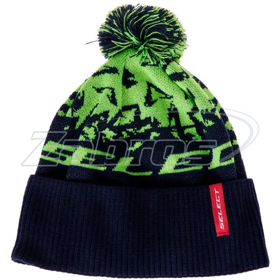 Фотографія Select Pompon Hat, 56, Black/Green