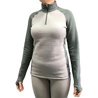 Термокофта Fahrenheit Power Stretch Pro Zip Woman, M, Light Gray/Dark Gray: купити, ціна, Київ, Україна | Zabros