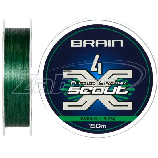 Фото Brain Scout 4X, 1,15 мм, 8,6 кг, 150 м, Deep Green