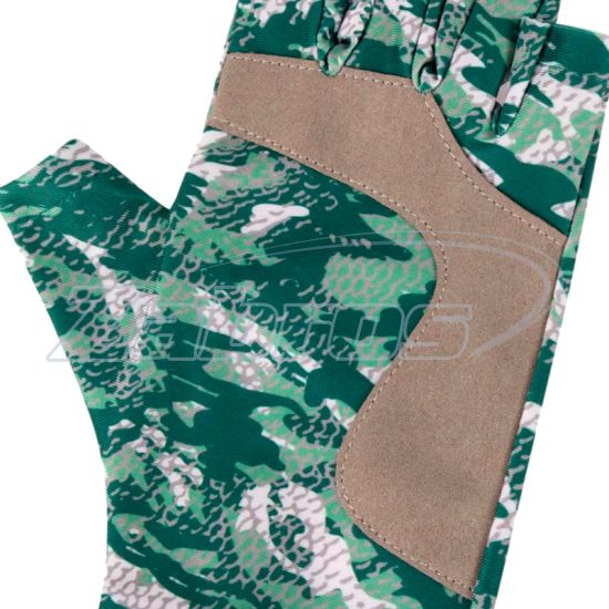 Малюнок Favorite Solar Fishing Gloves 5 Cut, L/XL, Green