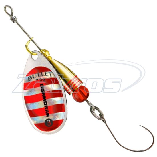 Фото Cormoran Bullet Single Hook, 50-85022, #2, 4 г, Silver/Red Dotted
