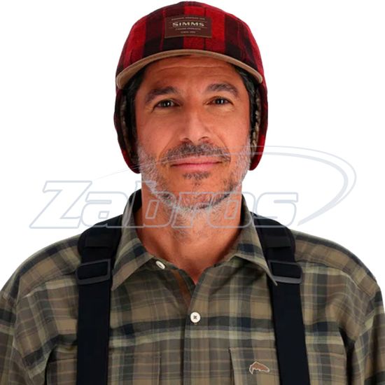 Цена Simms Coldweather Cap, 13817, S/M, Red Buffalo Plaid