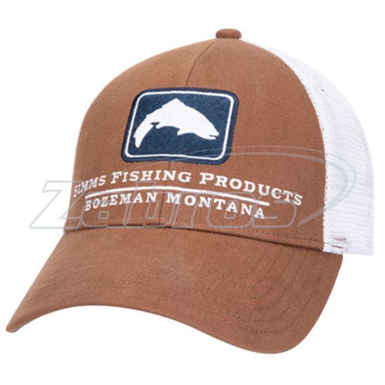 Фото Simms Trout Icon Trucker Hat, 12226, Mocha