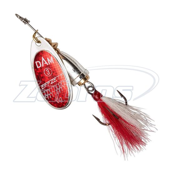 Фото Dam Effzett Executor Spinner Dressed, 60500, #2, 4 г, Reflex Red