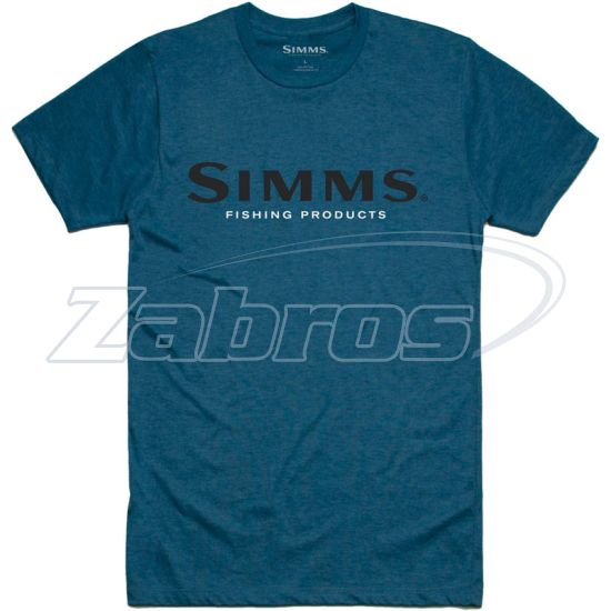 Фото Simms Logo T-Shirt, 12803-861-50, XL, Steel Blue Heather