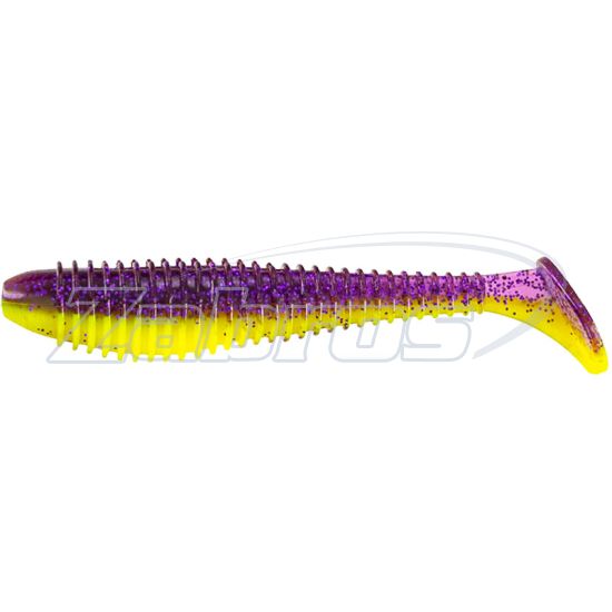 Фото Big Bite Baits Pro Swimmer, 4,80", 12,2 см, 5 шт, Purple Glitter/Opaque Chart