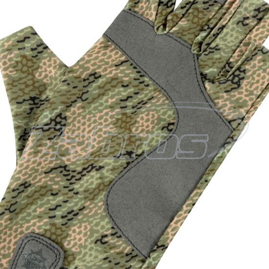 Малюнок Favorite Solar Fishing Gloves 5 Cut, L/XL, Khaki