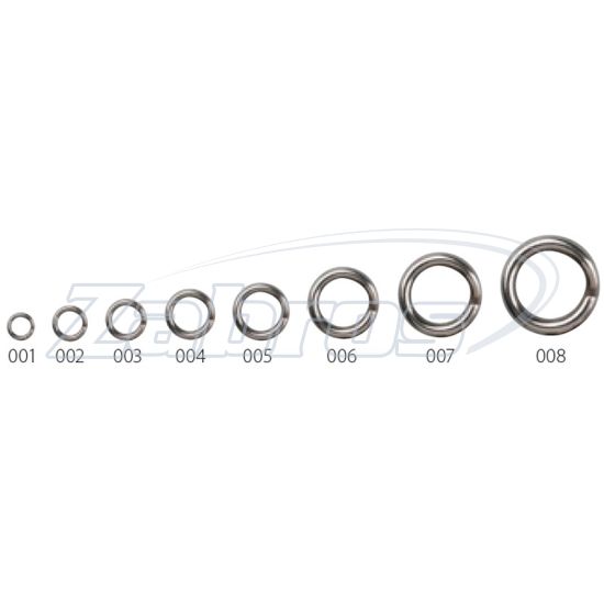 Фото Gamakatsu Hyper Split Ring, 6, 60 кг, 9 шт