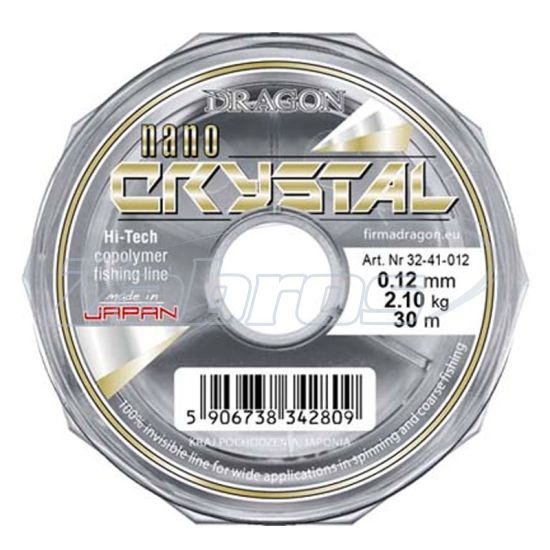 Фото Dragon Nano Crystal, 32-41-025, 0,25 мм, 7,6 кг, 30 м, Clear