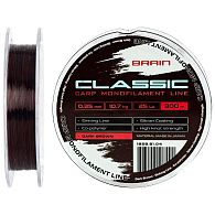 Волосінь Brain Classic Carp Line, 0,35 мм, 10,7 кг, 300 м, Dark Brown, купити, ціни в Києві та Україні, інтернет-магазин | Zabros