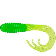 Силікон Big Bite Baits Triple Tip Grub, 2,00", 5,08 см, 10 шт, Green/Chart Silver: купити, ціна, Київ, Україна | Zabros