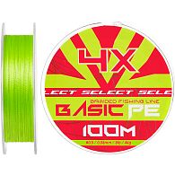 Шнур Select Basic PE 4x, 0,1 мм, 4,8 кг, 100 м, Light Green, купить, цены в Киеве и Украине, интернет-магазин | Zabros
