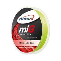 Шнур Climax Mig Braid, 9322-00100-004, 0,04 мм, 2,7 кг, 100 м, Fluo Yellow, купити, ціни в Києві та Україні, інтернет-магазин | Zabros