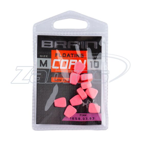 Фото Brain Fake Floating Corn Non Flavoured, 10 шт, 7x8 мм, Pink