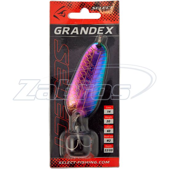 Фотографія Select Grandex, 20 г, 6,3 см, 14