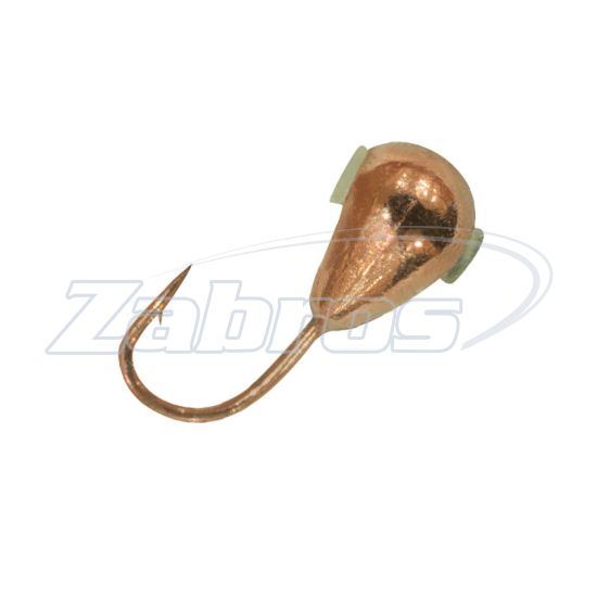Фото Shark Капля с отверстием, 0,2 г, 2,5 мм, Copper