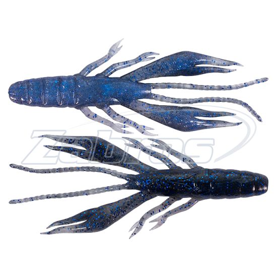 Фотография Jackall Waver Shrimp, 3,50", 8,9 см, 7 шт, Black / Blue Shrimp