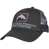 Кепка Simms Small Fit Trout Icon Trucker Hat, 12848, Carbon, купить, цены в Киеве и Украине, интернет-магазин | Zabros